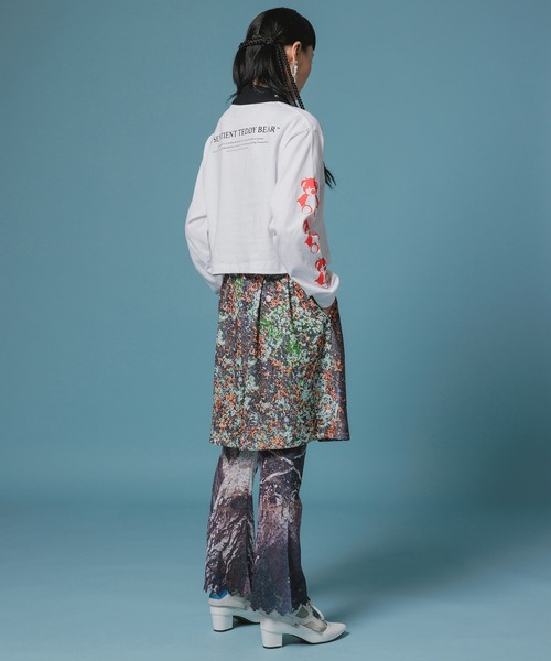 NON TOKYO（ノントーキョー）の「PRINT RIB WIDE SHORTS（その他パンツ