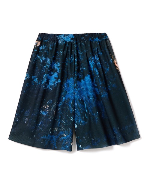 nontokyo プリントリブショーツ　新品 NON TOKYO（ノントーキョー）の「PRINT RIB WIDE SHORTS（その他パンツ