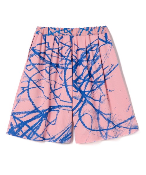 NON TOKYO（ノントーキョー）の「PRINT RIB WIDE SHORTS（その他パンツ