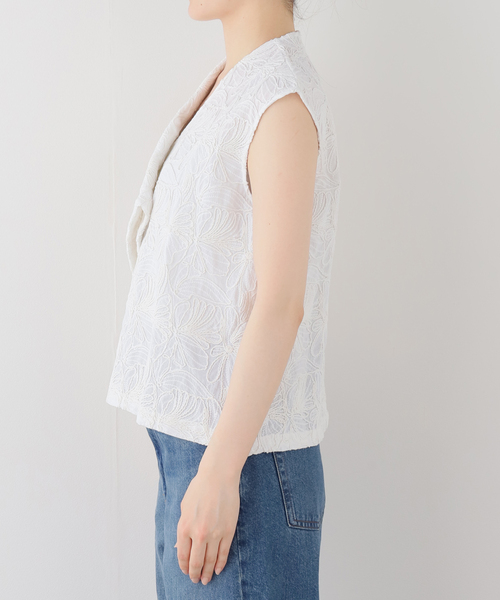 SEEALL（シーオール）の「【SEEALL/シーオール】 ORIGAMI HOLD TOP（シャツ/ブラウス・レディース・ホワイト・38）」の3枚目の写真