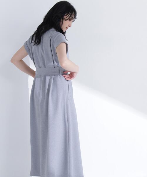 NATURAL BEAUTY BASIC（ナチュラルビューティーベーシック）の「ベルテッドトレンチワンピース（ワンピース・レディース・ネイビー/ベージュ/グレー系その他/ブラウン・P/S/MEDIUM）」の17枚目の写真