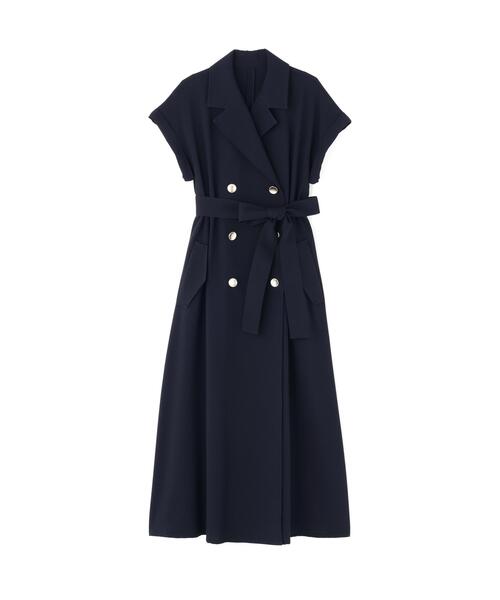 NATURAL BEAUTY BASIC(ナチュラルビューティーベーシック)の「ベルテッドトレンチワンピース(ワンピース・レディース・ネイビー/ベージュ/グレー系その他/ブラウン・P/S/MEDIUM)」の10枚目の写真
