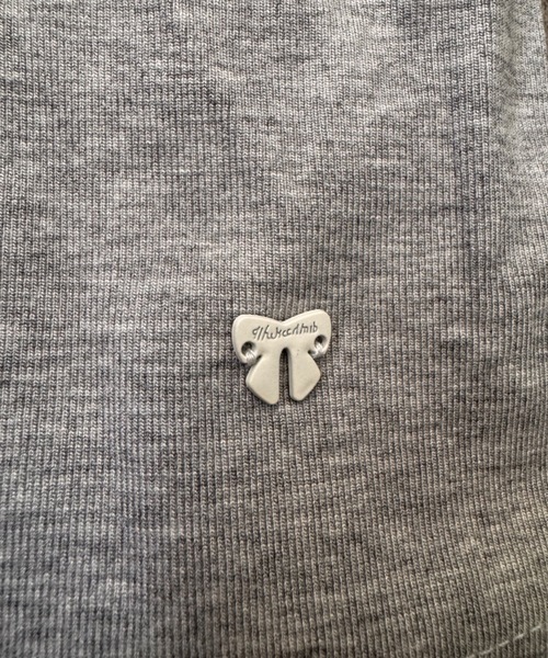 SHEPP(シープ)の「フロントリボン オフショルダー 半袖サマーニットトップス(Tシャツ/カットソー・レディース・ピンク/ホワイト/グレー・S/M)」の11枚目の写真