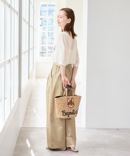 U by SPICK&SPAN(ユーバイスピックアンドスパン)の「《追加》ルーズタックチノパンツ(チノパンツ・レディース・カーキ/ベージュ/ネイビー・34/36/38)」の17枚目の写真