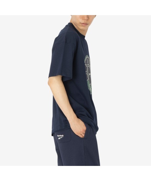 Reebok(リーボック)の「ローンクラブ Tシャツ / LAWN CLUB T-SHIRT(Tシャツ/カットソー・メンズ・ネイビー/グレー・X-LARGE/SMALL/MEDIUM/LARGE)」の21枚目の写真