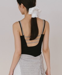 duei（デュイ）の「カップ付きバイカラーレイヤードキャミソール（キャミソール）」