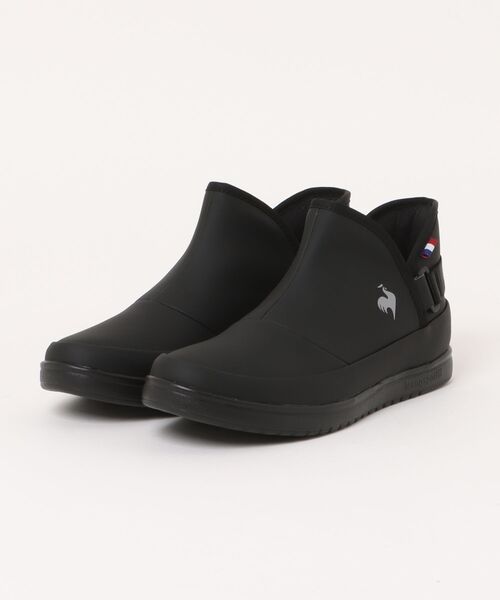 le coq sportif(ルコックスポルティフ)の「le coq sportif ルコックスポルティフ 【サッと履ける】LCS ALMA AC R SI 防水 軽量 レディースシューズ(LCSアルマACレインSI)(レインシューズ・レディース・ホワイト/ブラック・23.0cm/24.0cm/25.0cm)」の1枚目の写真