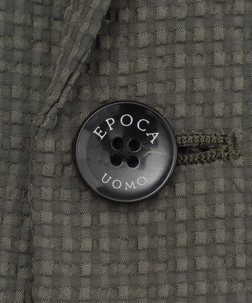 EPOCA UOMO(エポカウォモ)の「【セットアップ対応】シアサッカージャケット(テーラードジャケット・メンズ・ダークネイビー/グリーン系その他4・48/46)」の11枚目の写真