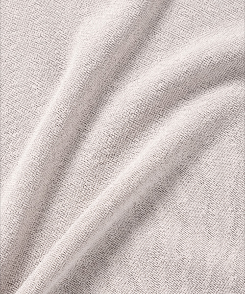 NONBLANK(ノンブランク)の「ヘンリーネックHSニット_PALE GREY(Tシャツ/カットソー・メンズ・グレー・MEDIUM/LARGE/X-LARGE)」の14枚目の写真