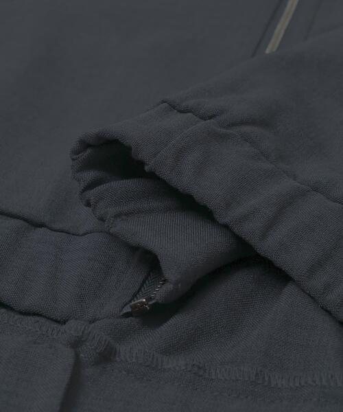 SENSE OF PLACE by URBAN RESEARCH（センスオブプレイスバイアーバンリサーチ）の「『UR TECH DRYLUXE』リネンライクジップブルゾン（ブルゾン・メンズ・ブラック/パープル/ネイビー・MEDIUM/LARGE）」の6枚目の写真