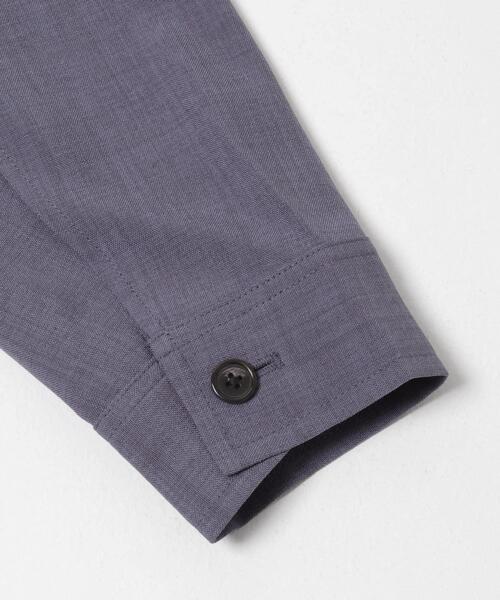 SENSE OF PLACE by URBAN RESEARCH（センスオブプレイスバイアーバンリサーチ）の「『UR TECH DRYLUXE』リネンライクジップブルゾン（ブルゾン・メンズ・ブラック/パープル/ネイビー・MEDIUM/LARGE）」の5枚目の写真