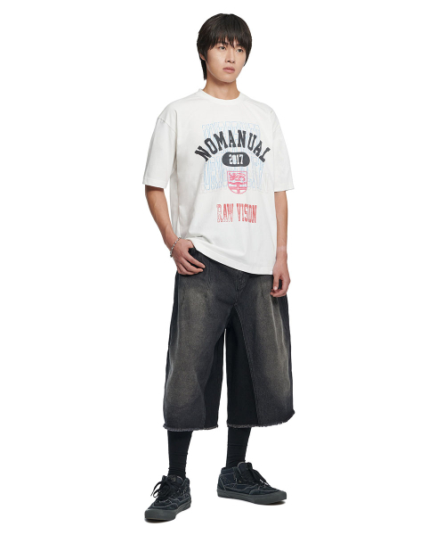 NOMANUAL(NOMANUAL)の「G.P PRINTED T-SHIRT - VINTAGE WHITE(Tシャツ/カットソー・レディース・その他・SMALL/MEDIUM/LARGE/X-LARGE)」の3枚目の写真