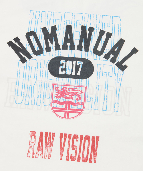 NOMANUAL(NOMANUAL)の「G.P PRINTED T-SHIRT - VINTAGE WHITE(Tシャツ/カットソー・レディース・その他・SMALL/MEDIUM/LARGE/X-LARGE)」の5枚目の写真