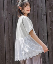 n'OrLABEL（ノアールレーベル）の「『バックレースカットソー』（Tシャツ/カットソー）」