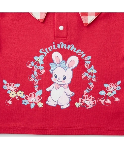 Belle Maison(ベルメゾン)の「SWIMMERコラボ 襟付き長袖Tシャツ(Tシャツ/カットソー・キッズ・ブルー系その他2/グリーン系その他4/レッド系その他3・80/90/100/110/120)」の11枚目の写真