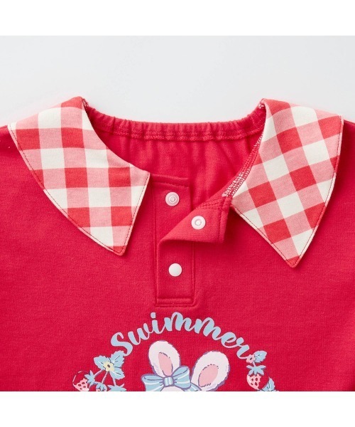 Belle Maison(ベルメゾン)の「SWIMMERコラボ 襟付き長袖Tシャツ(Tシャツ/カットソー・キッズ・ブルー系その他2/グリーン系その他4/レッド系その他3・80/90/100/110/120)」の16枚目の写真