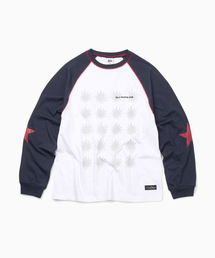 FREEMARIO（フリーマリオ）の「サンバーンレグランロングスリーブ [ホワイト/ネイビー]（Tシャツ/カットソー）」