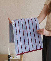 Vini（ヴィニ）の「【綿100%】ニュアンス ストライプ タオル（タオル）」