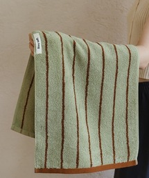 Vini（ヴィニ）の「【綿100%】ニュアンス ストライプ タオル（タオル）」