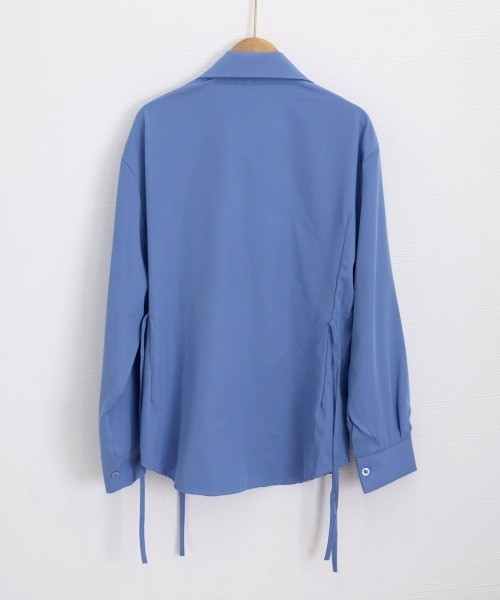 Miniministore(ミニミニストア)の「リボンシェイプシャツブラウス レディース(シャツ/ブラウス・レディース・ホワイト/ブラック/ブルー・FREE)」の18枚目の写真