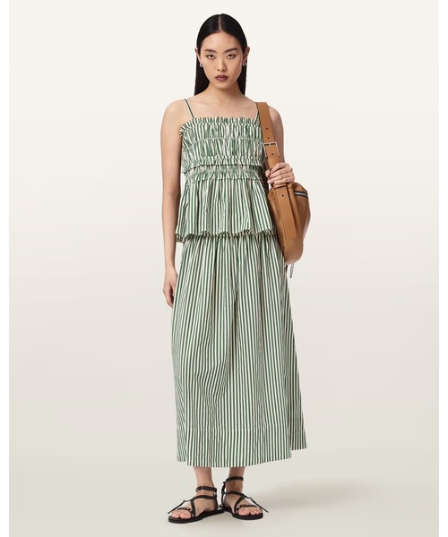 KALI STRIPED MAXI SKIRT | KALI ストライプ マキシ スカート