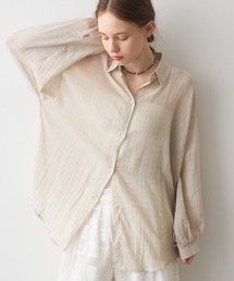 airy sheer over shirt / エアリーシアーオーバーシャツ