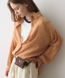 Crisp | airy sheer over shirt / エアリーシアーオーバーシャツ(シャツ/ブラウス)
