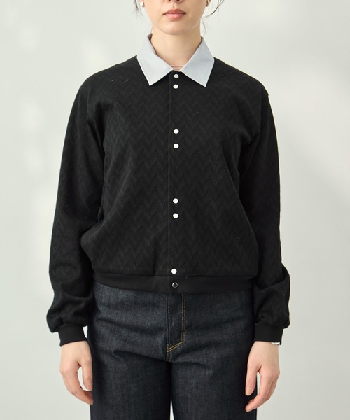 TANAKA（タナカ）の「[TANAKA/タナカ]JERSEY CARDIGAN（Tシャツ/カットソー・レディース・ブラック・SMALL/X-SMALL）」の5枚目の写真