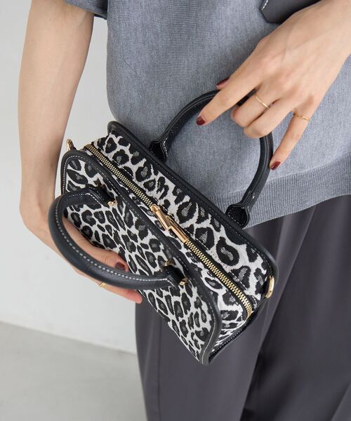 le.coeur blanc(ルクールブラン)の「レオパード2wayボストンバッグ(ボストンバッグ・レディース・ブラック系その他/ブラウン系その他2・FREE)」の11枚目の写真