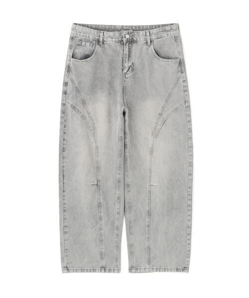 SIS(エスアイエス)の「SIS/エスアイエス/Denim Pants(デニムパンツ・レディース・グレー/ブルー・M/L)」の2枚目の写真