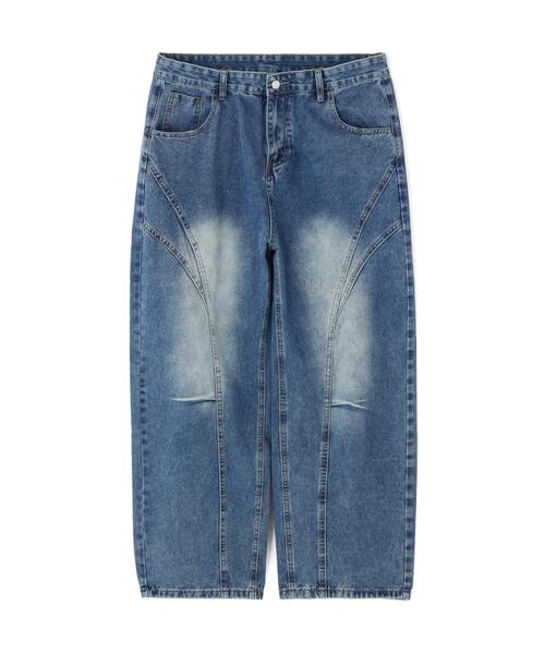SIS(エスアイエス)の「SIS/エスアイエス/Denim Pants(デニムパンツ・レディース・グレー/ブルー・M/L)」の1枚目の写真