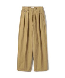 edition pourell（エディションプレル）の「edition pourell ビンテージコットン タックパンツ（その他パンツ）」