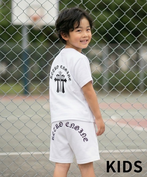 adamsJUGGLER（アダムスジャグラー）の「RTEG T.C.O.Eスウェットショートパンツキッズ（その他パンツ・キッズ・ブラック/ホワイト・120/110/100/150/130）」の5枚目の写真
