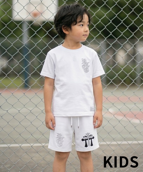 adamsJUGGLER（アダムスジャグラー）の「RTEG T.C.O.Eスウェットショートパンツキッズ（その他パンツ・キッズ・ブラック/ホワイト・120/110/100/150/130）」の6枚目の写真