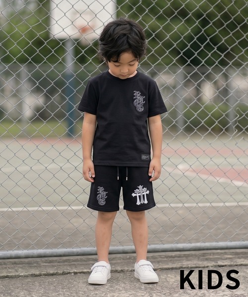 adamsJUGGLER（アダムスジャグラー）の「RTEG T.C.O.Eスウェットショートパンツキッズ（その他パンツ・キッズ・ブラック/ホワイト・120/110/100/150/130）」の8枚目の写真