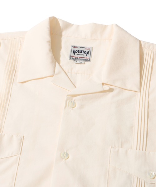 HOUSTON(ヒューストン)の「【HOUSTON / ヒューストン】CUBA SHIRT / キューバシャツ(シャツ/ブラウス・メンズ・ブルー/ブラック/オフホワイト/ブラウン・MEDIUM/LARGE/X-LARGE)」の13枚目の写真