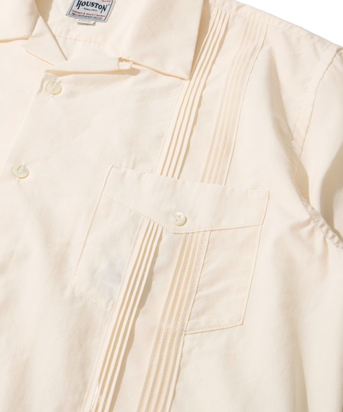 HOUSTON(ヒューストン)の「【HOUSTON / ヒューストン】CUBA SHIRT / キューバシャツ(シャツ/ブラウス・メンズ・ブルー/ブラック/オフホワイト/ブラウン・MEDIUM/LARGE/X-LARGE)」の14枚目の写真