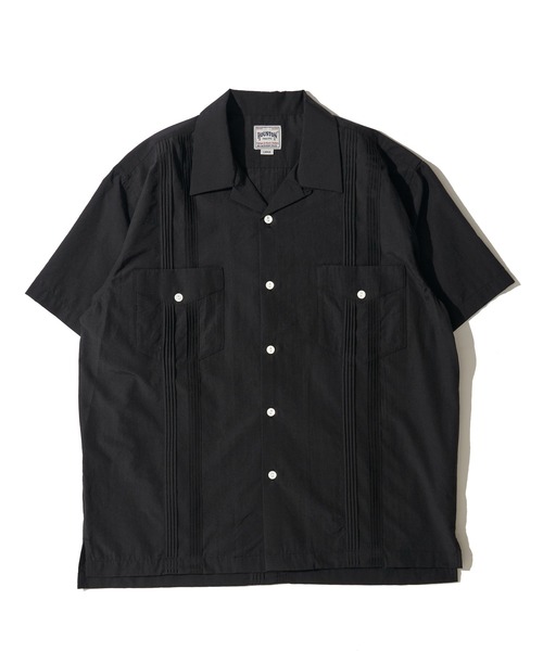 HOUSTON(ヒューストン)の「【HOUSTON / ヒューストン】CUBA SHIRT / キューバシャツ(シャツ/ブラウス・メンズ・ブルー/ブラック/オフホワイト/ブラウン・MEDIUM/LARGE/X-LARGE)」の7枚目の写真