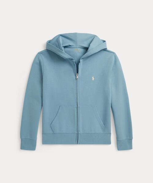 POLO RALPH LAUREN CHILDRENSWEAR(ポロ ラルフ ローレン チルドレンズウェア)の「ダブルニット フルジップ フーディ(パーカー・キッズ・ブルー・M/S/L)」の1枚目の写真