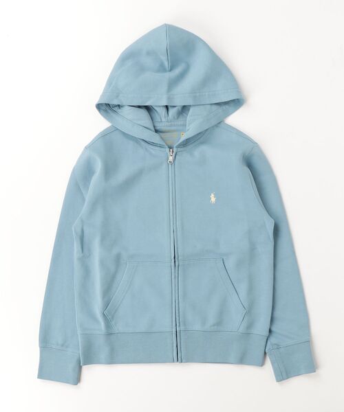 POLO RALPH LAUREN CHILDRENSWEAR(ポロ ラルフ ローレン チルドレンズウェア)の「ダブルニット フルジップ フーディ(パーカー・キッズ・ブルー・M/S/L)」の3枚目の写真