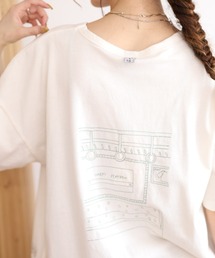 EMAGO 電車でレッツゴー刺繍T 半袖