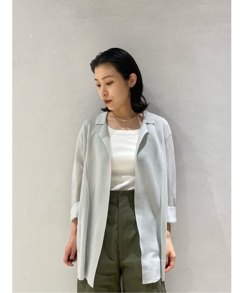 COLUMN（コラム）の「COLUMN / カップ付きアメスリタンクトップ＜PERMANENT＞（タンクトップ・レディース・ダークブラウン/ブラック/ホワイト・FREE）」の9枚目の写真
