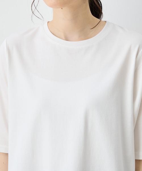 DECOY SINCE 1981（デコイシンスイチキュウハチイチ）の「裾レースチュニックTシャツ（Tシャツ/カットソー・レディース・ホワイト/ブラック・M/L）」の4枚目の写真