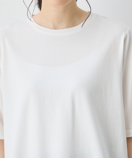 DECOY SINCE 1981（デコイシンスイチキュウハチイチ）の「裾レースチュニックTシャツ（Tシャツ/カットソー・レディース・ホワイト/ブラック・M/L）」の8枚目の写真