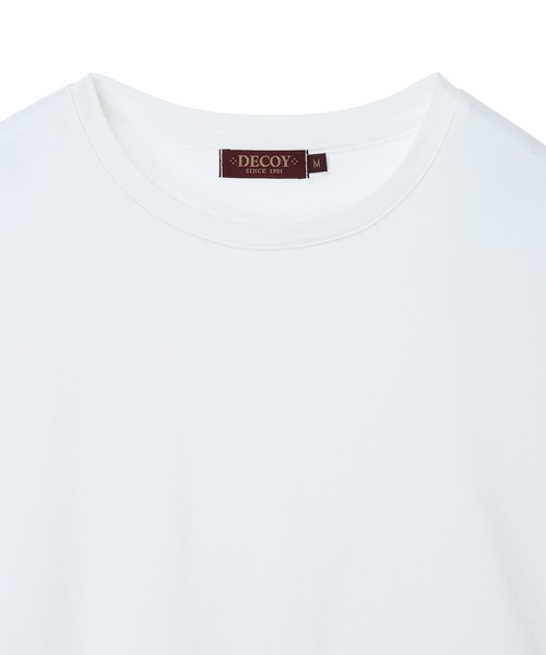DECOY SINCE 1981（デコイシンスイチキュウハチイチ）の「裾レースチュニックTシャツ（Tシャツ/カットソー・レディース・ホワイト/ブラック・M/L）」の12枚目の写真