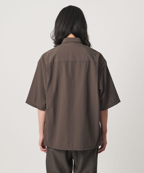 UNITED ARROWS(ユナイテッドアローズ)の「DotAir ドットエア ミリタリー ショートスリーブ シャツ 吸水速乾 タテストレッチ(シャツ/ブラウス・メンズ・ブラック/ダークブラウン・S/M/L/XL)」の8枚目の写真