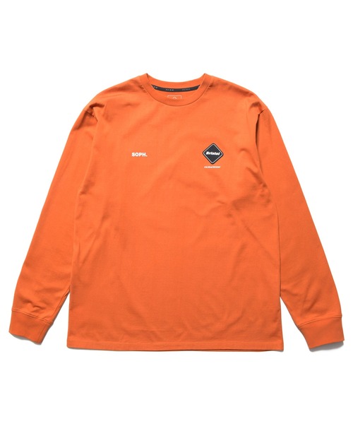 F.C.Real Bristol(エフシーレアルブリストル)の「AUTHENTIC L/S TEE(Tシャツ/カットソー・メンズ・オレンジ/ターコイズブルー/ピンク/ブラック/グレイッシュベージュ/ホワイト・SMALL/MEDIUM/LARGE/X-LARGE/XX-LARGE)」の2枚目の写真