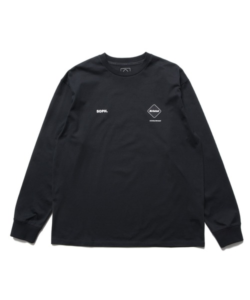 F.C.Real Bristol(エフシーレアルブリストル)の「AUTHENTIC L/S TEE(Tシャツ/カットソー・メンズ・オレンジ/ターコイズブルー/ピンク/ブラック/グレイッシュベージュ/ホワイト・SMALL/MEDIUM/LARGE/X-LARGE/XX-LARGE)」の3枚目の写真