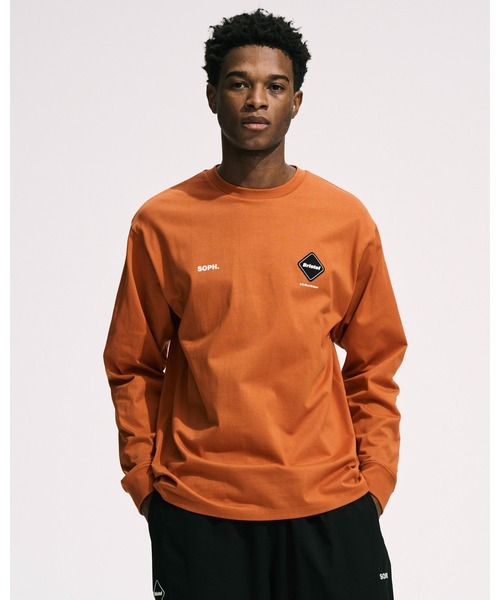 F.C.Real Bristol(エフシーレアルブリストル)の「AUTHENTIC L/S TEE(Tシャツ/カットソー・メンズ・オレンジ/ターコイズブルー/ピンク/ブラック/グレイッシュベージュ/ホワイト・SMALL/MEDIUM/LARGE/X-LARGE/XX-LARGE)」の7枚目の写真