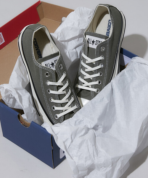 CONVERSE（コンバース）の「CONVERSE/コンバース ALL STAR AGED CL OX[23.0~25.0cm]　限定展開（スニーカー・レディース・ブルー/オレンジ/チャコールグレー・25.0cm/24.0cm/23.0cm）」の4枚目の写真